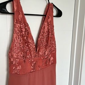 Light Cranberry Gown